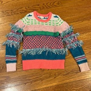 Multicolored cat and Jack sweater size M (7/8)